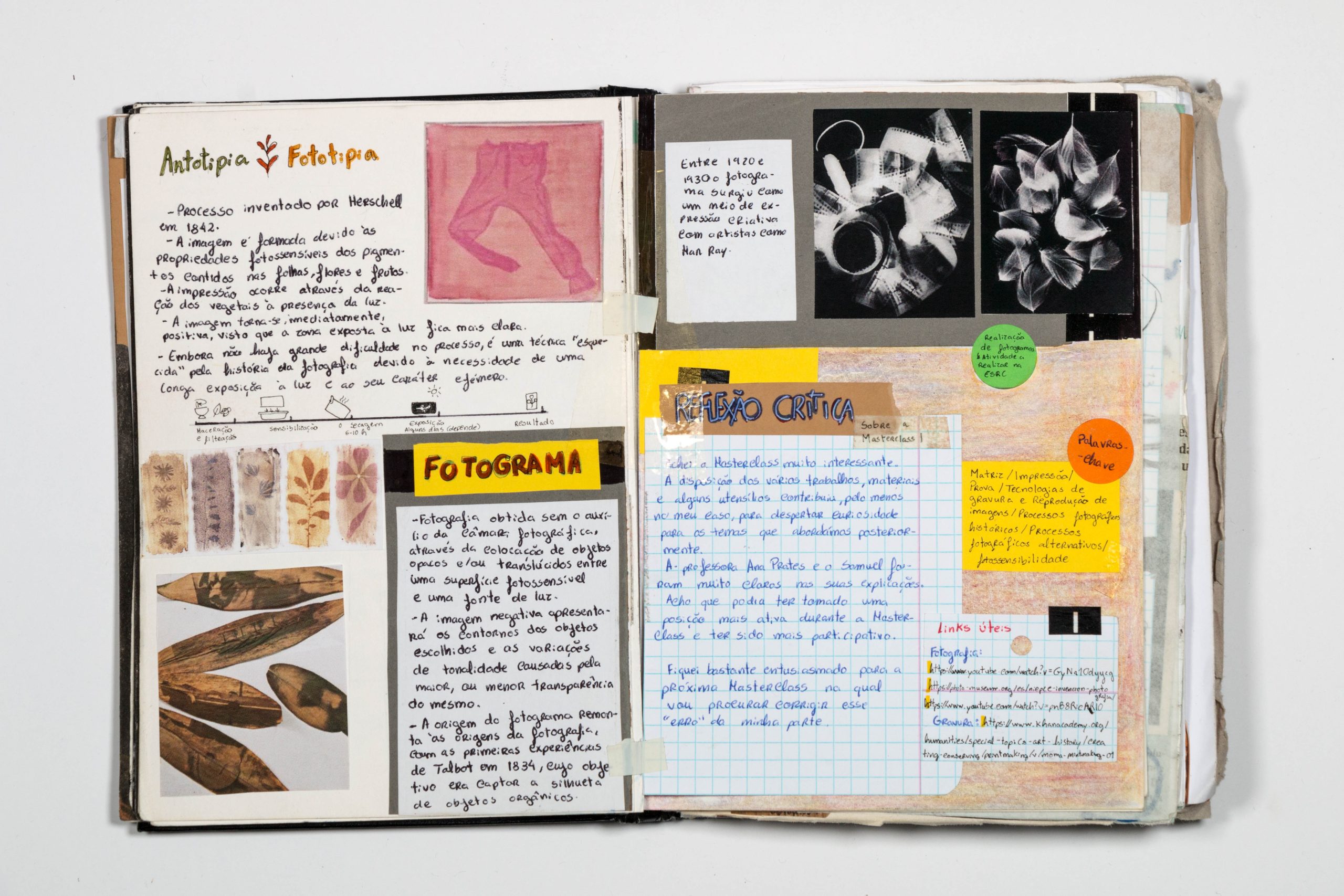 Caderno de Projeto | Tomás DiasProjeto Arte e Ciência 19/20